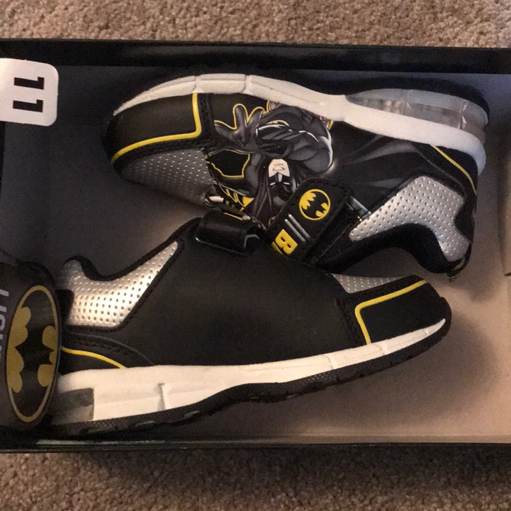Kids light up Batman shoes